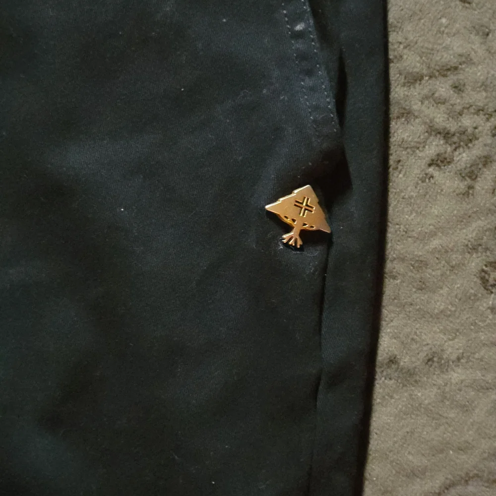 Men's Black Drawstring Jogger Pants - Picture 8 of 10